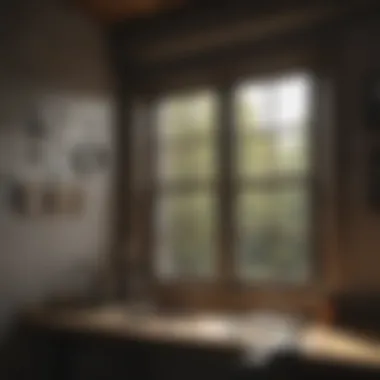 Installation setup for Croft storm windows highlighting tools and techniques