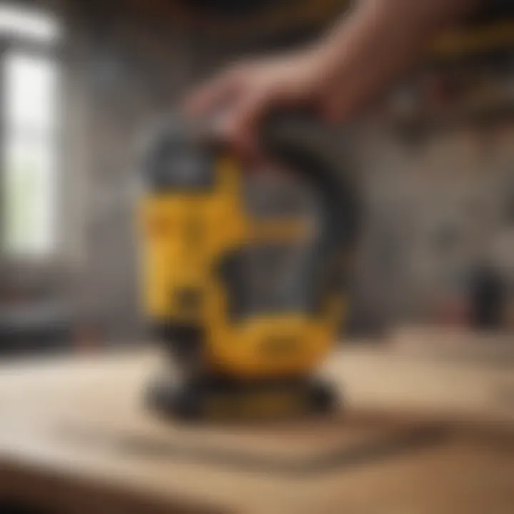 Innovative design of DeWalt battery jigsaw