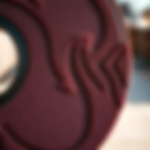 Close-up view of Diablo 40 grit sanding disc showing texture and grain