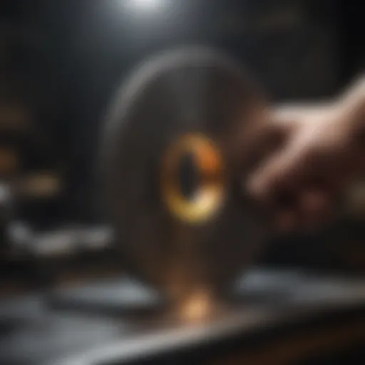 Precision cutting with a 6-inch hole saw blade