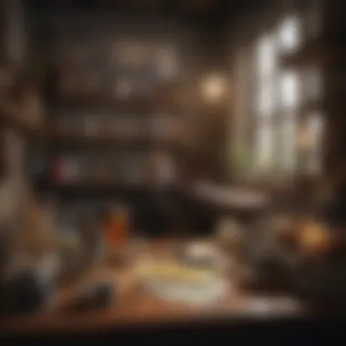 DIY Kits and Resources for Creative Projects A cozy corner featuring DIY project kits and instructional materials