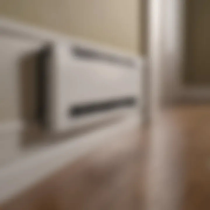 Maintenance of electric baseboard heater