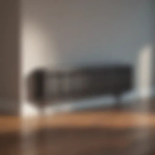 Modern electric baseboard heater design