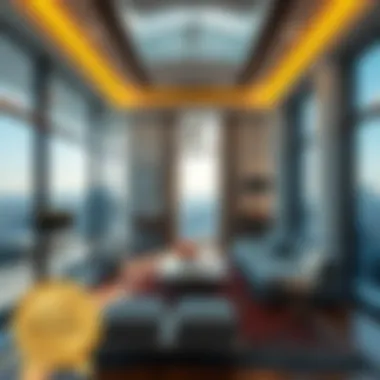 A detailed diagram illustrating the benefits of fibered aluminum roof coatings in a commercial setting