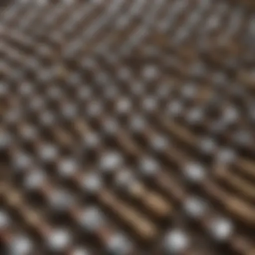 Variety of Framing Nails Diverse types of framing nails displayed together