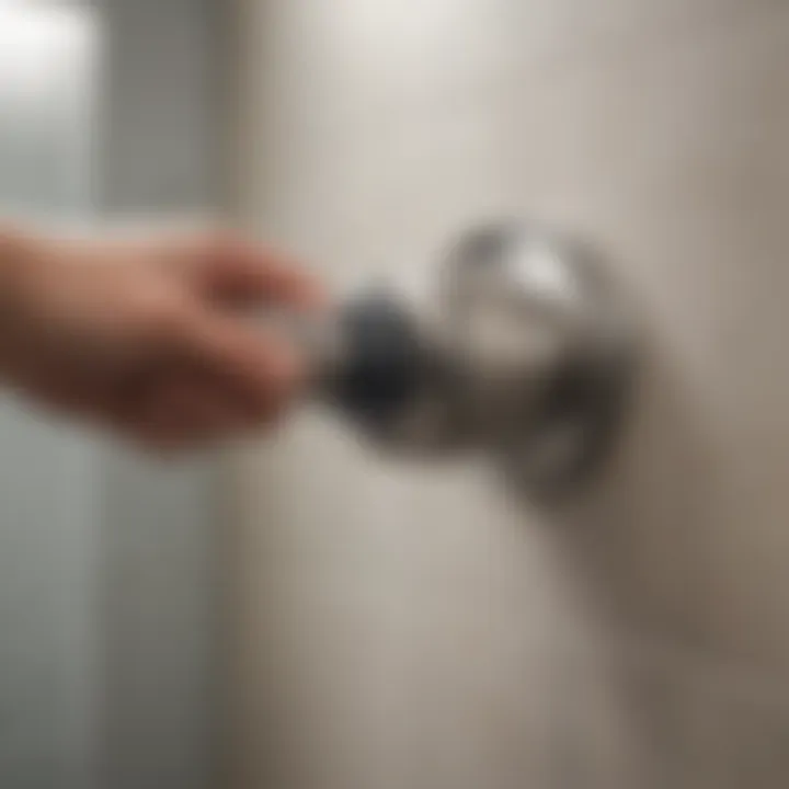 Maintenance tips for Moen shower valve handle