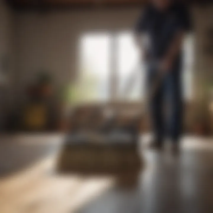Maintenance tips for prolonging the life of an extra large angle broom