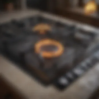 Installation process for a gas stove top insert