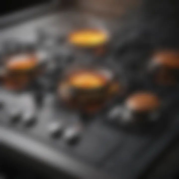 Variety of gas stove top inserts made from different materials