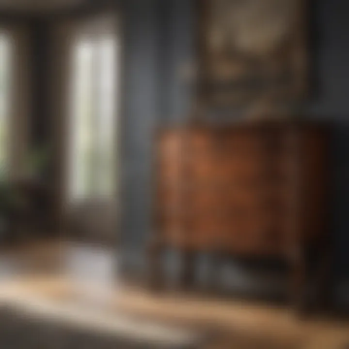 Before and after images of furniture restored with Guardsman filler sticks.