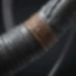 Flexible hose used in garbage disposal systems