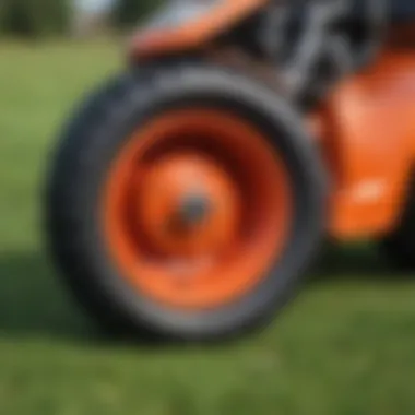 Amplifying Riding Mower Performance with Inner Tubes Illustration showing riding mower tire inner tubes enhancing efficiency