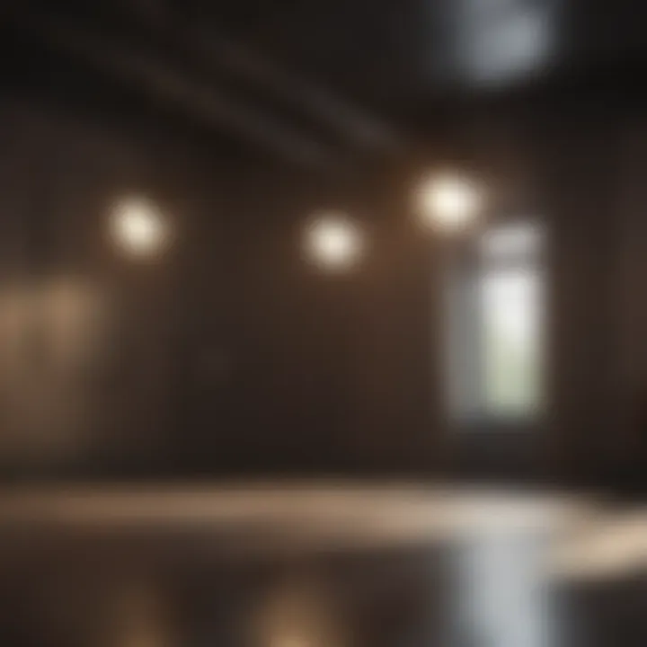 Contemporary Track Lighting Setup