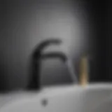 Modern Kohler Bathtub Spout in Sleek Black Finish