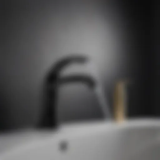 Modern Kohler Bathtub Spout in Sleek Black Finish