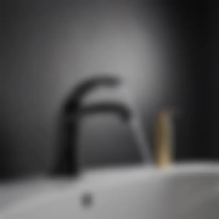 Modern Kohler Bathtub Spout in Sleek Black Finish