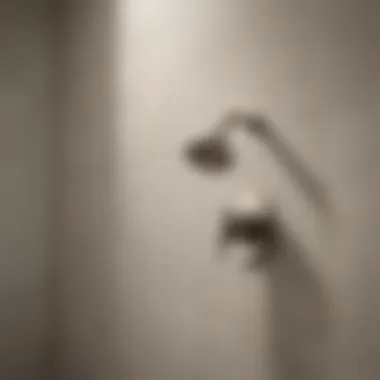 Comparison of Kohler shower fixtures in various finishes including brushed nickel