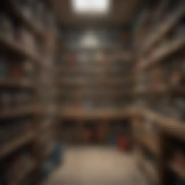 Interior view of a local hardware store showcasing a diverse range of tools and materials.