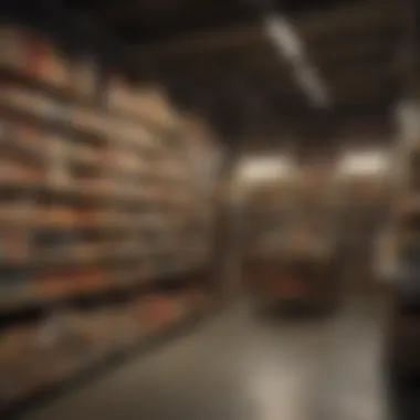 An array of seasonal products displayed prominently in a local hardware store.