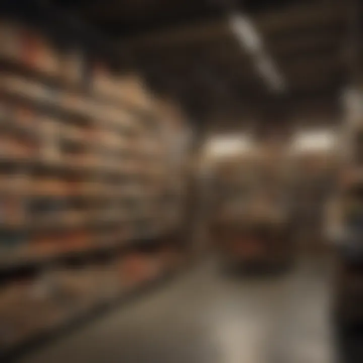 An array of seasonal products displayed prominently in a local hardware store.