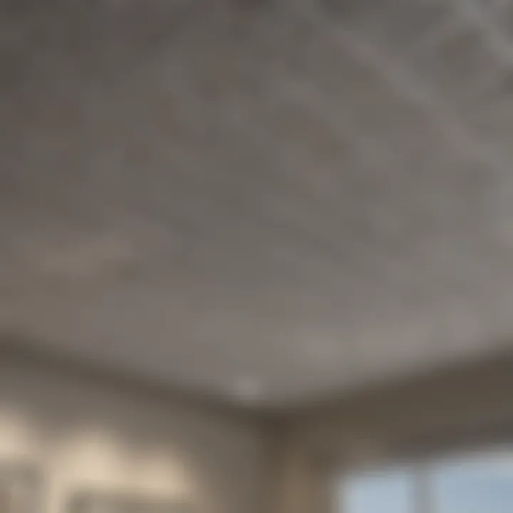 Close-up of USG ceiling tile demonstrating performance and durability