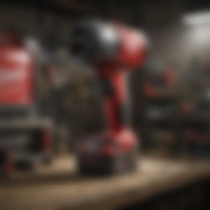 Diverse applications of Milwaukee tools for various projects.