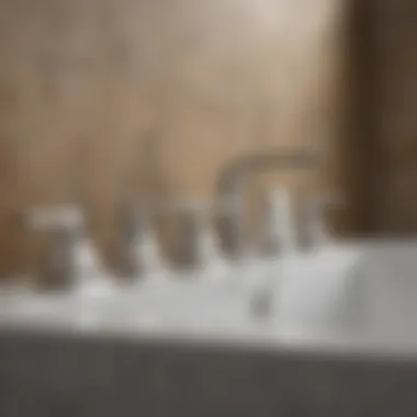 Sleek Design of Moen Center Set Faucets Modern Moen center set faucet showcasing sleek design and finish