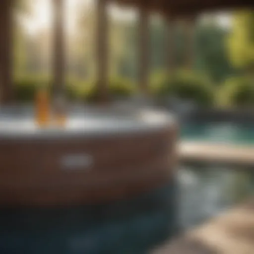 Comparison of non-chlorine shock products for hot tubs