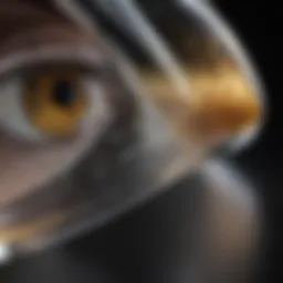 Close-up view of Optix Plexiglass showcasing its clarity and brilliance