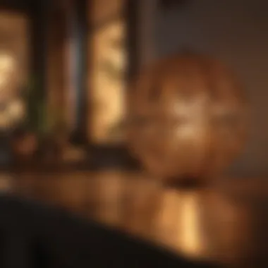 Outdoor Lighting with Warm Tones