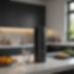 Elegant Primo countertop ceramic water dispenser in a modern kitchen setting