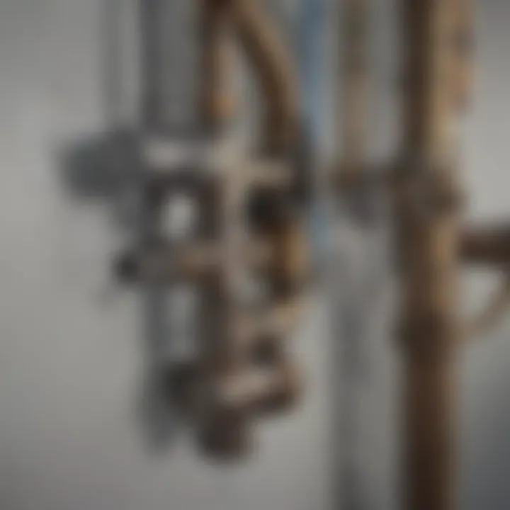 Secure plumbing network depiction