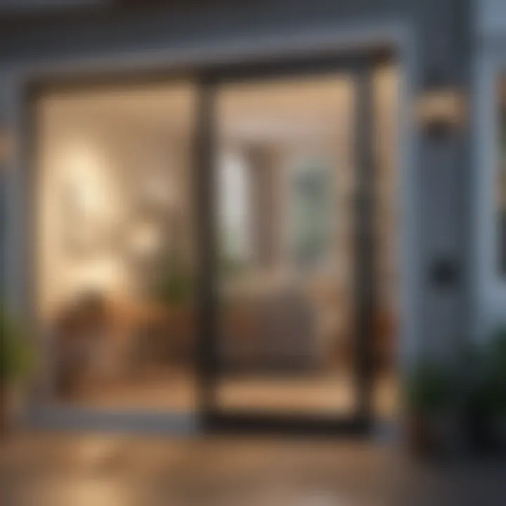 Infographic highlighting market trends and future outlook for remote screen door technology