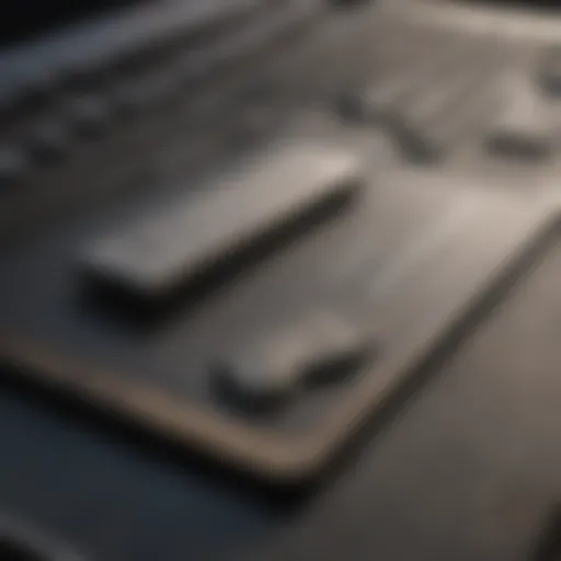 Illustration of screen corner key functionality