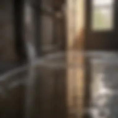 Visual representation of the environmental effects of drainage Environmental impact of drainage systems