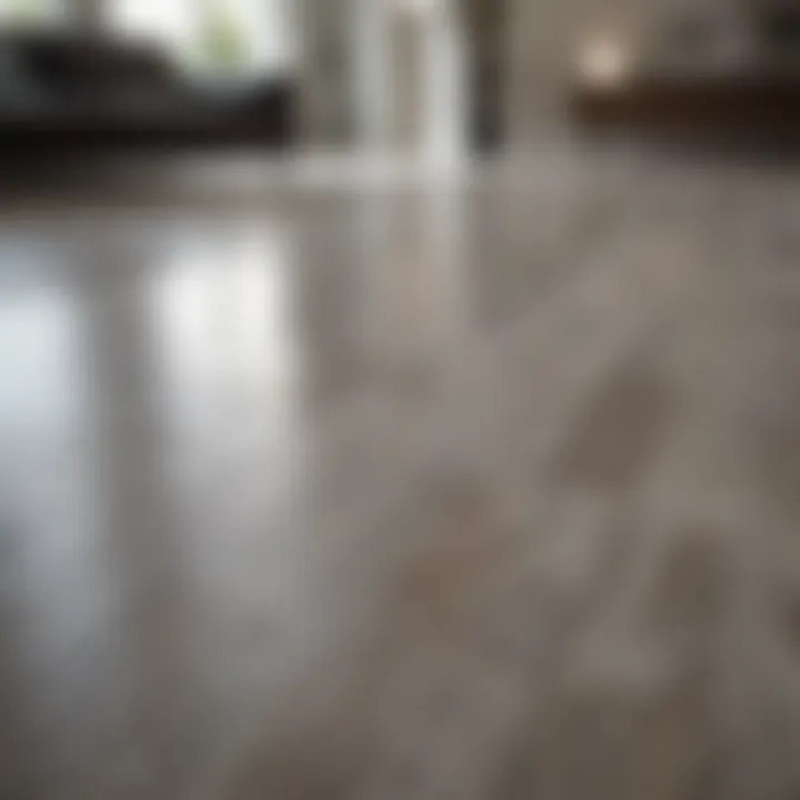 Vinyl Flooring Installation in Modern Interiors Close-up of a beautifully installed vinyl floor in a modern living space