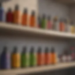 An array of plug-in mosquito killers displayed on a shelf.