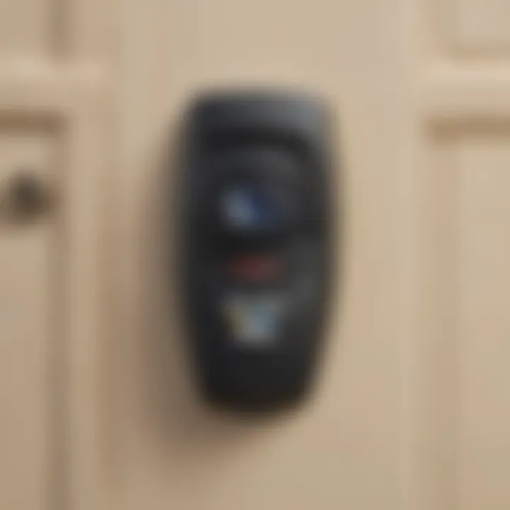 Security Features of Garage Door Opener Fobs An infographic detailing the security features of garage door opener fobs.