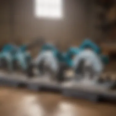 Side-by-side comparison of Makita Skill Saw with other models