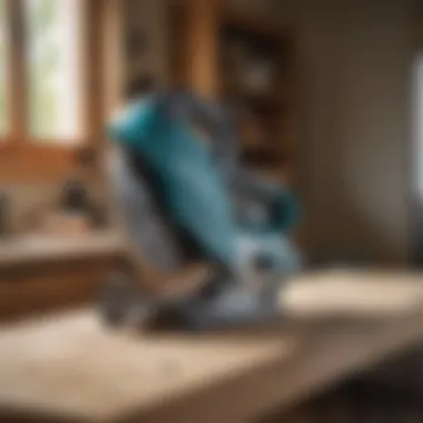 Makita Skill Saw in action on a woodworking project