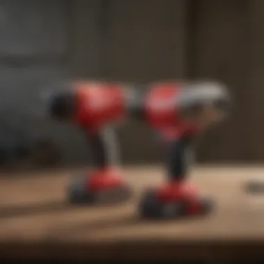Comparison chart of Milwaukee cordless wrench specifications against competitor models