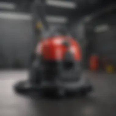 Technical specifications of various workshop vacuum models laid out.