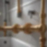 Emergency plumbing repair in action