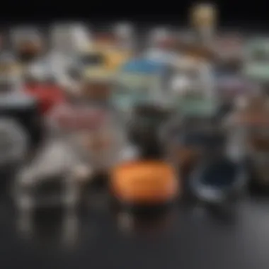 Diverse Metal Polish Products Various types of metal polish products arranged neatly