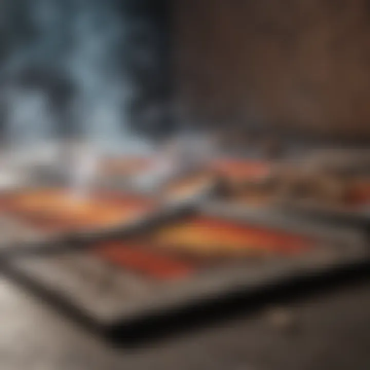 A graphic representation of the benefits of using smoker mats in responsible smoking.