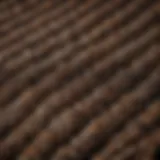 A close-up view of a smoker mat showcasing its texture and material composition.