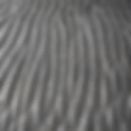 Close-up view of translucent corrugated material highlighting its texture and light diffusion properties