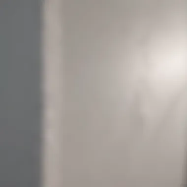 Application of ultralight drywall compound on surface