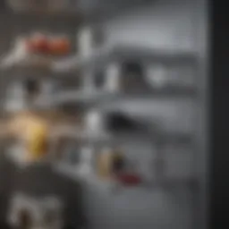 Innovative wire shelving end bracket design