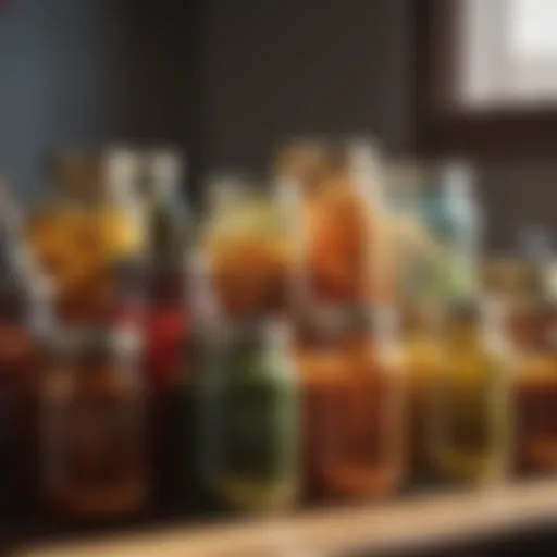A variety of wide mouth jars showcasing different materials and designs